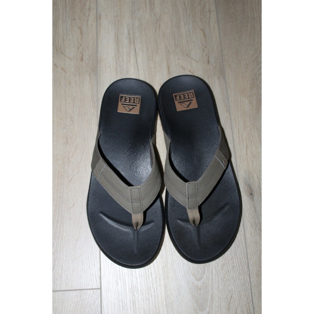 Reef Cushion Phantom Mens Flip Flops Brown Black Sandals Size 12 RF0A3ONL